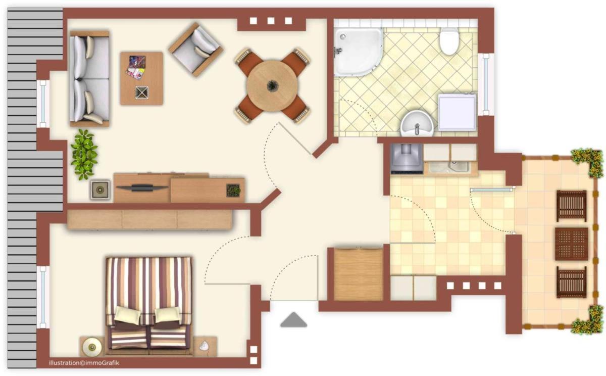 Apartamento Admiral Rostock Exterior foto